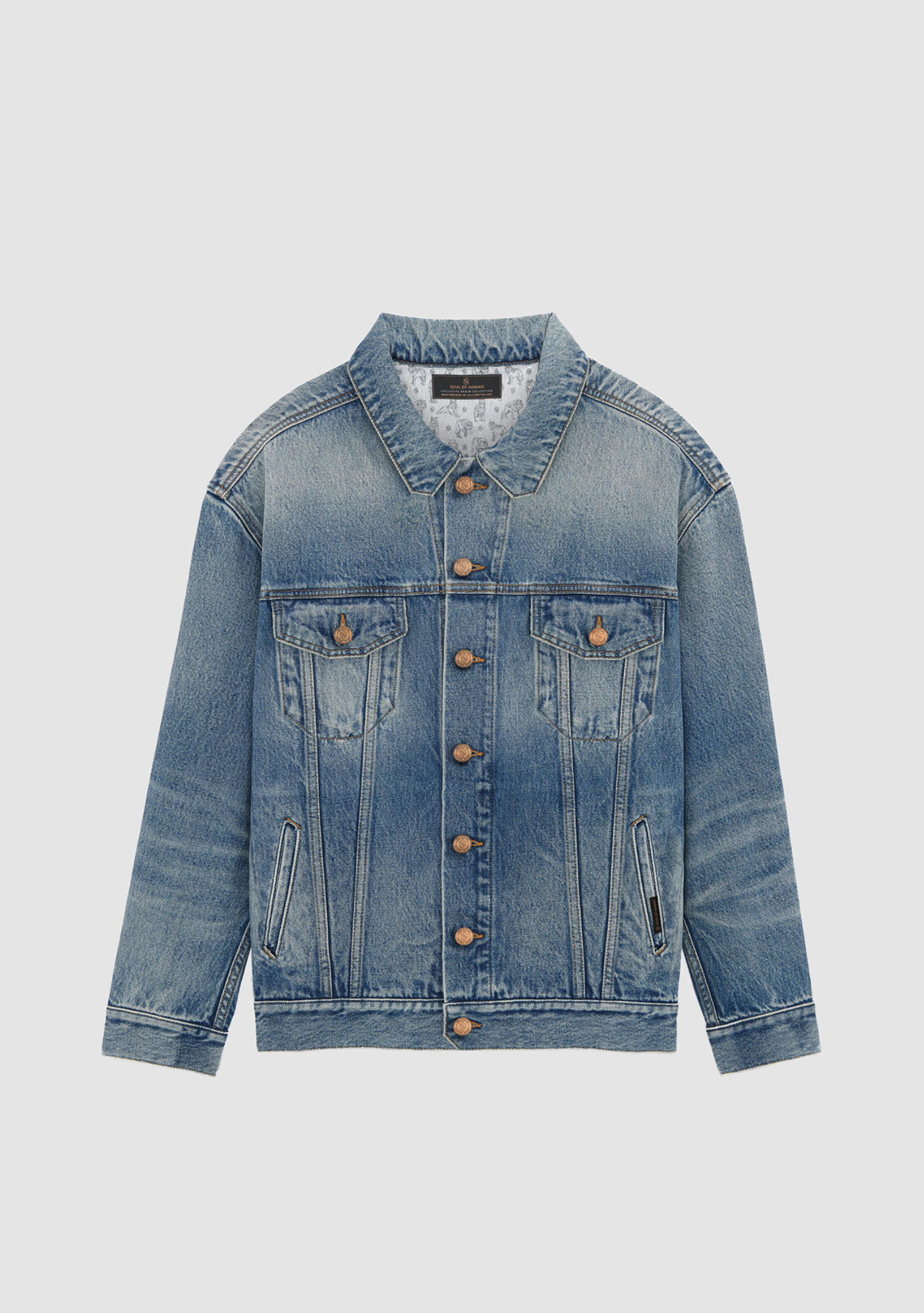 SN25 Men`s Maverick Denim Jacket Lyon Blue