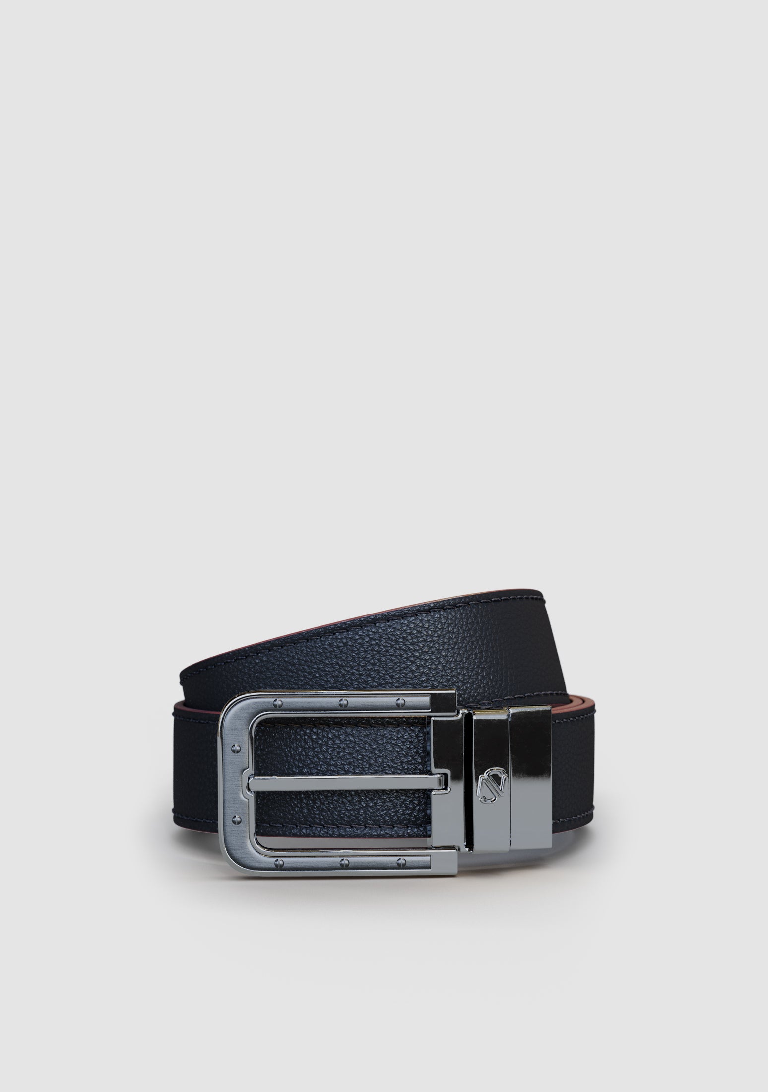 SN25 Odysseus Platinum Calf Leather Belt