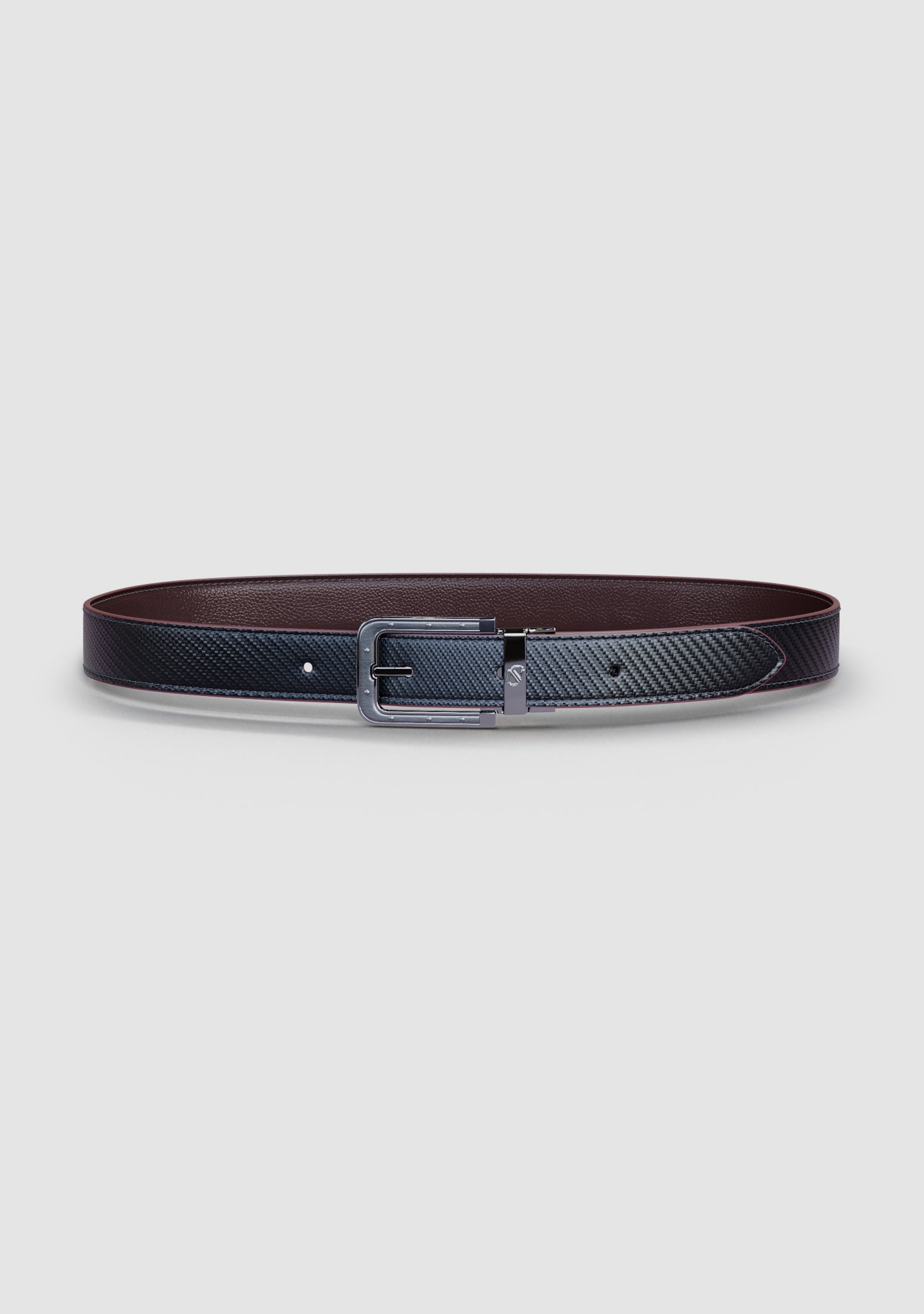 SN25 Odysseus Platinum Calf Leather Belt