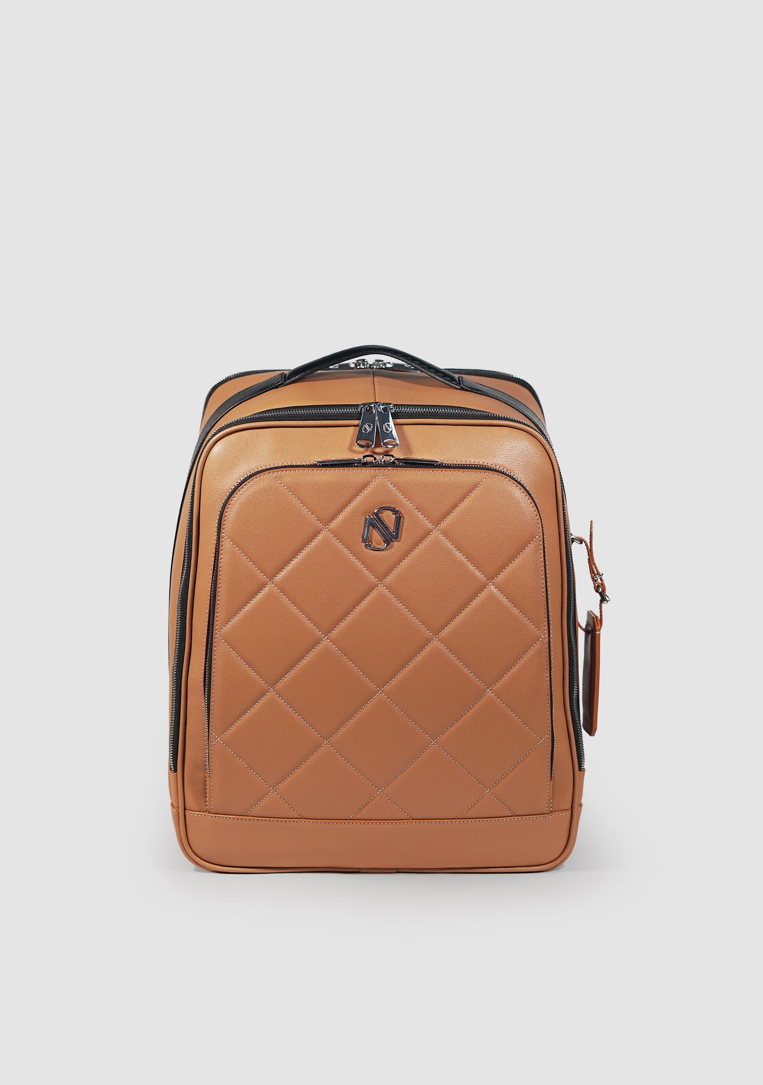 chestnut leather backpack zippers 40 Sand Dune Backpack
