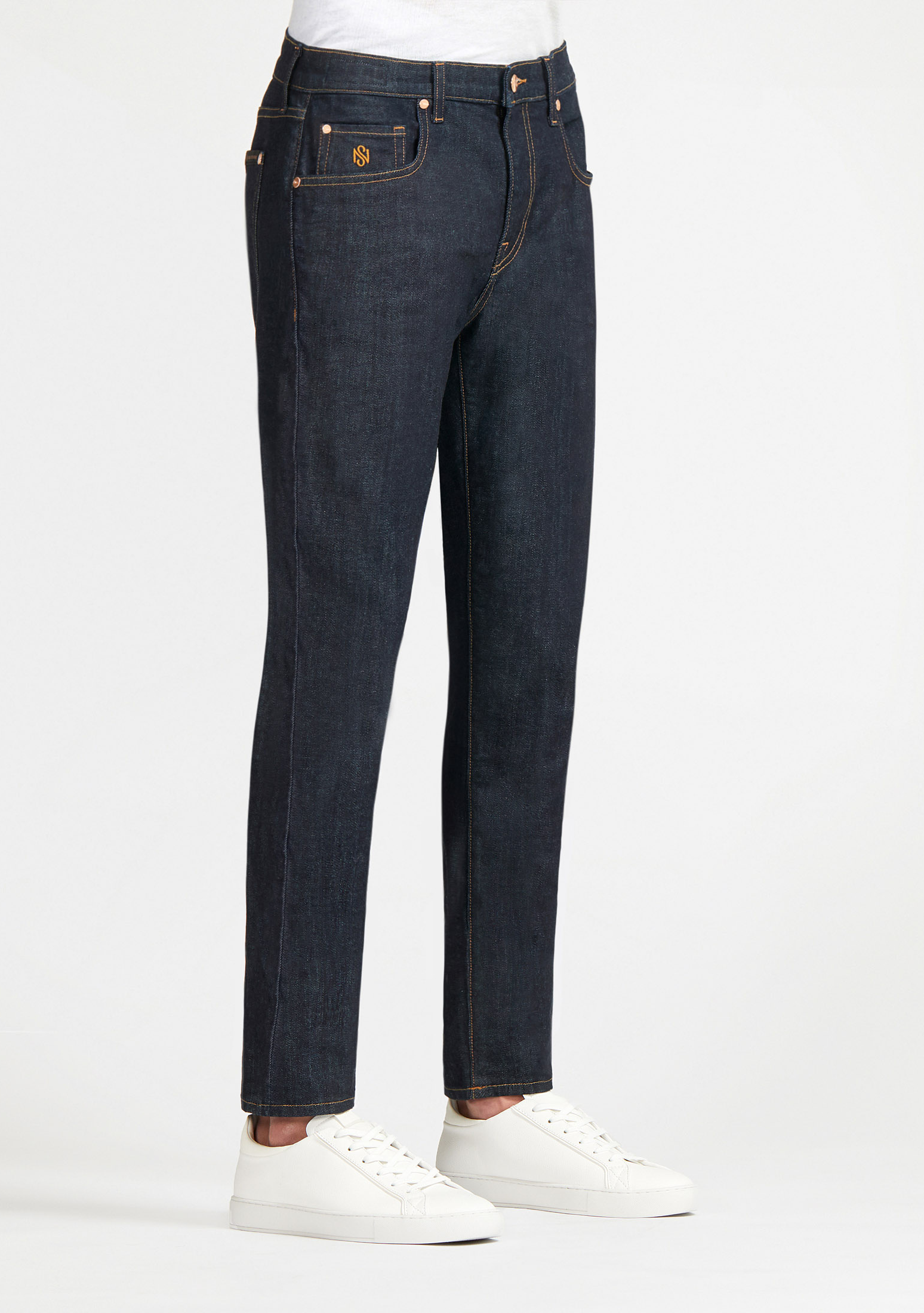 SN19 Men's Akira Skinny Denim Jeans Monterey Blue