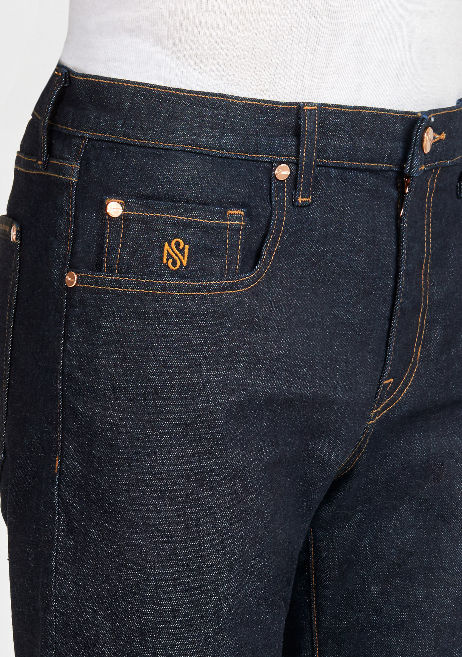 SN19 Men's Akira Skinny Denim Jeans Monterey Blue