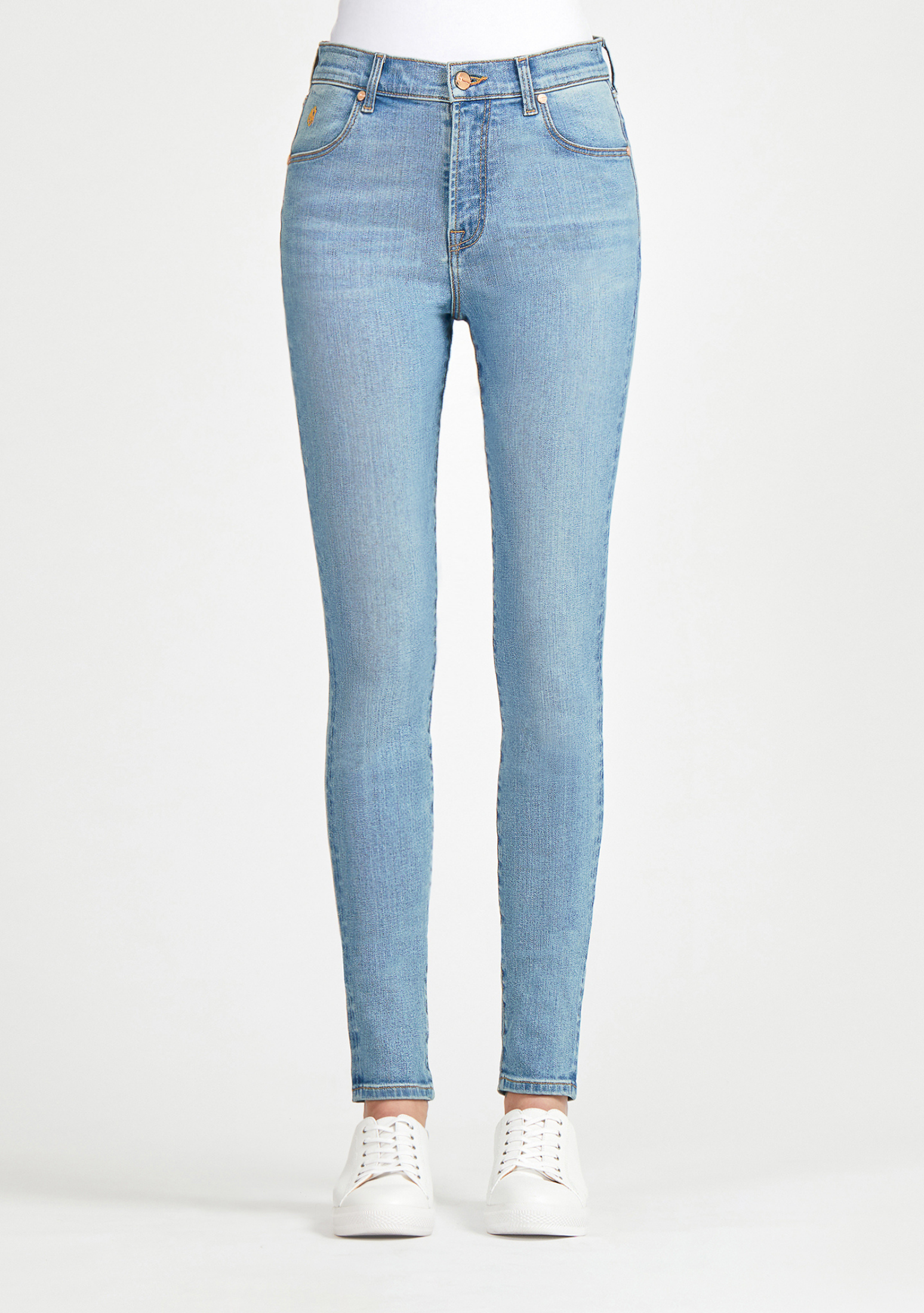 Light blue skinny jeans