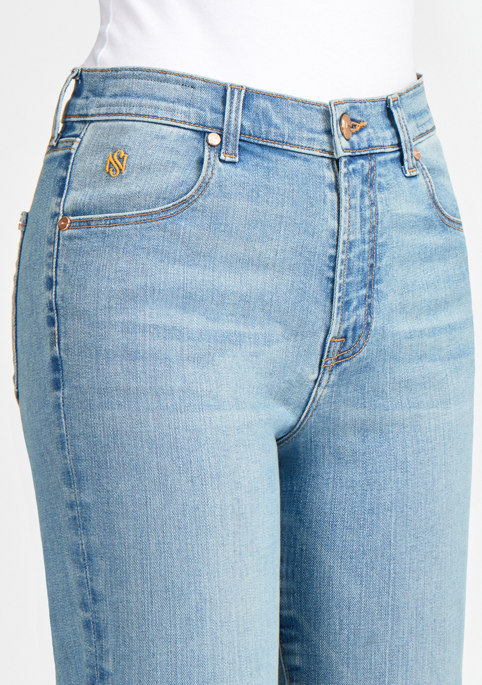 SN19 Women's Akira Skinny Denim Jeans Miramar Blue