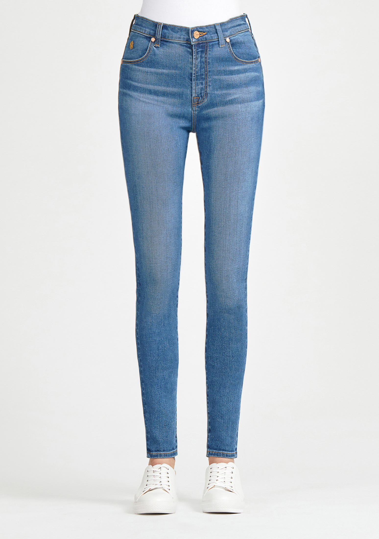SN19 Women's Akira Skinny Denim Jeans Lyon Blue
