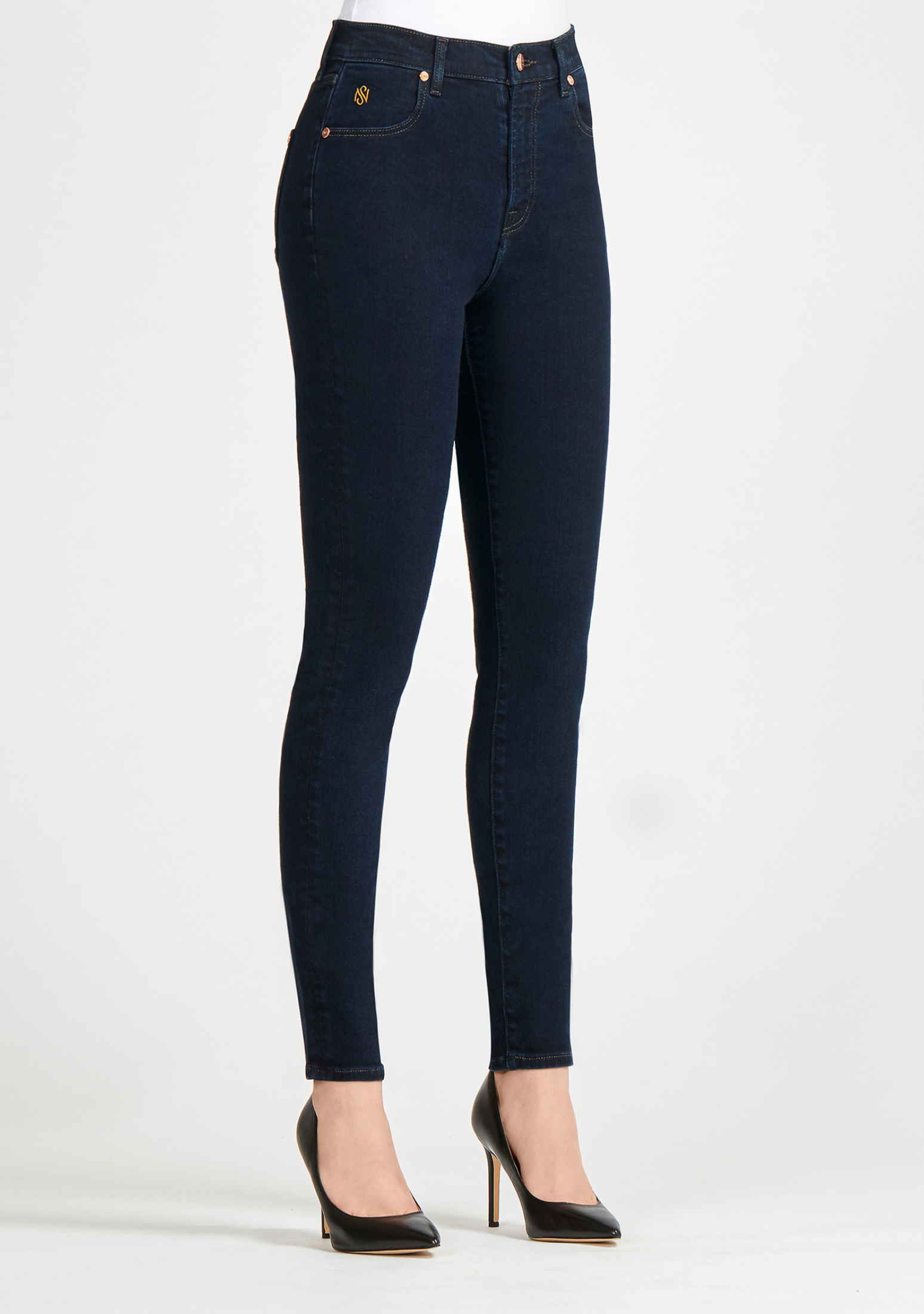 SN19 Women's Akira Skinny Denim Jeans Monterey Blue