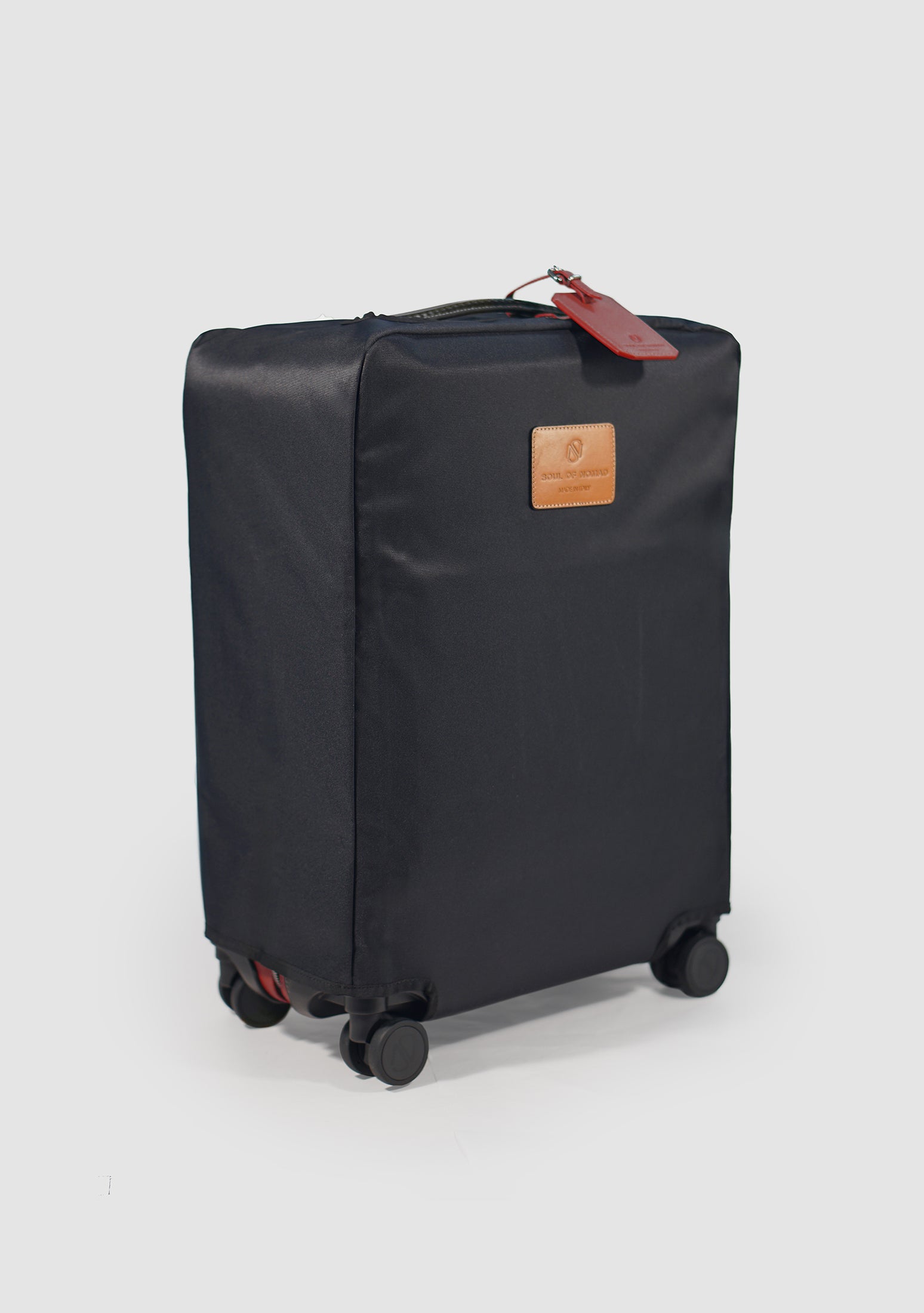 55 Dune Limited Red Calf Leather Suitcase