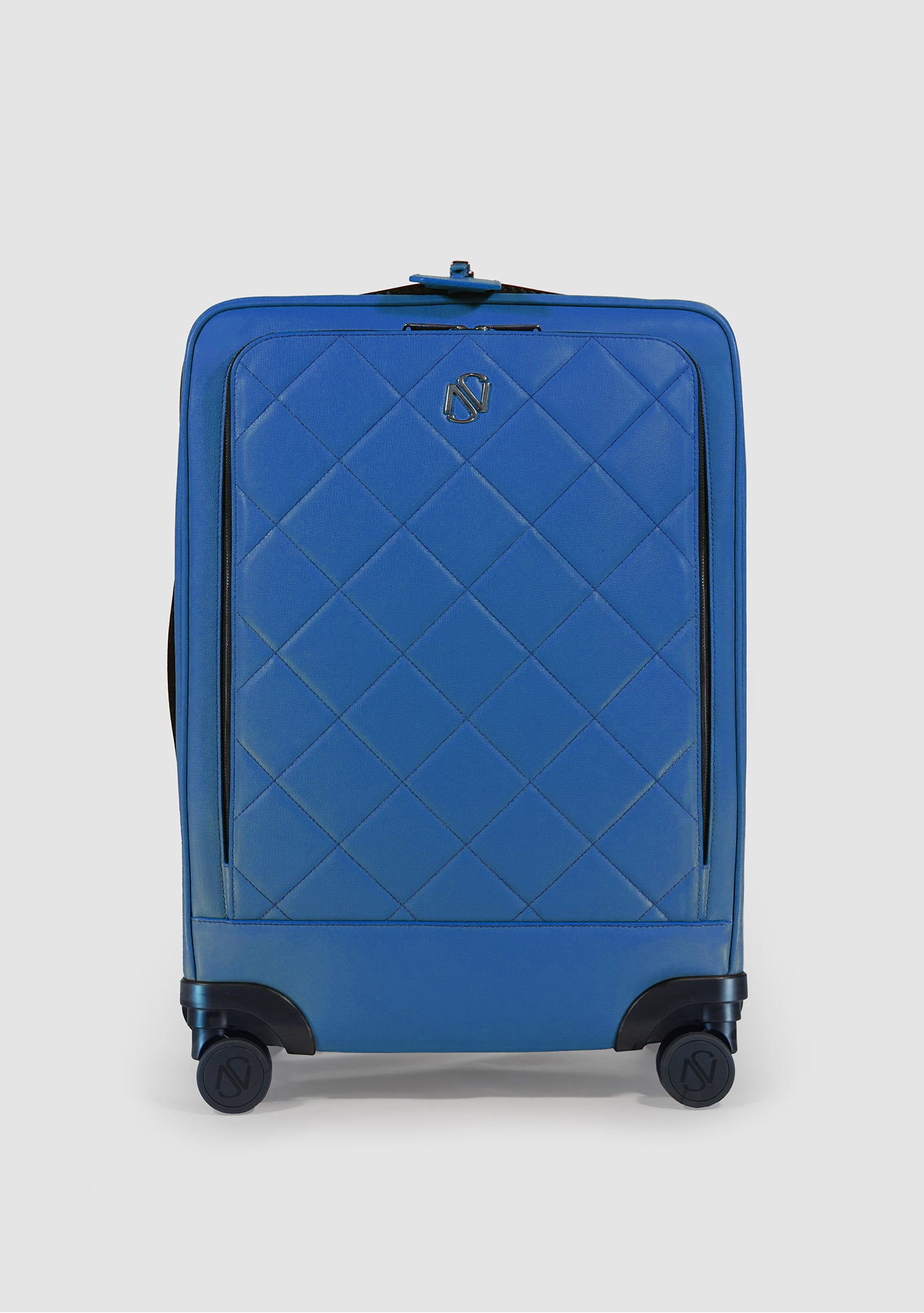 55 Dune Limited Blue Calf Leather Suitcase