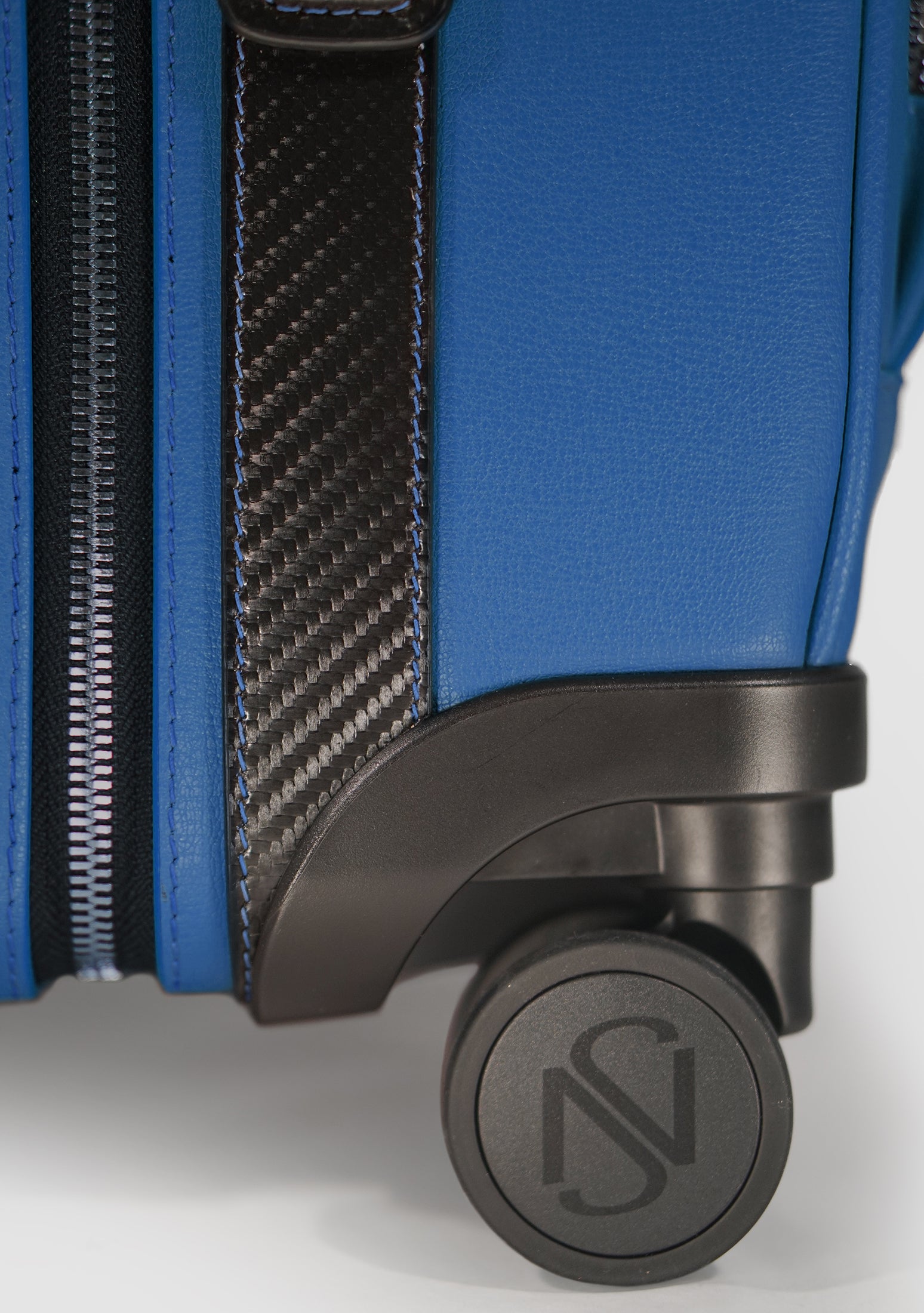 55 Dune Limited Blue Calf Leather Suitcase