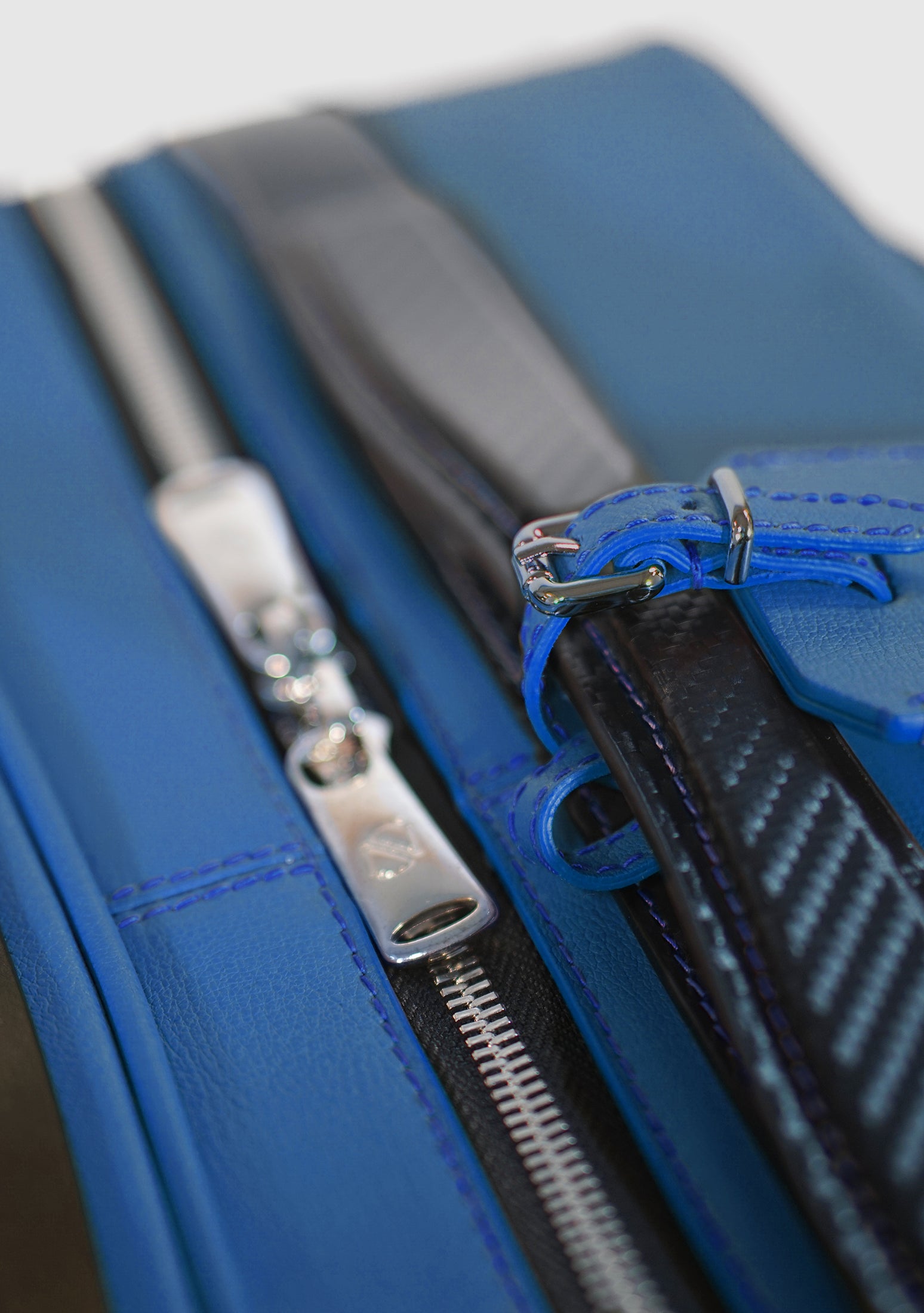 55 Dune Limited Blue Calf Leather Suitcase