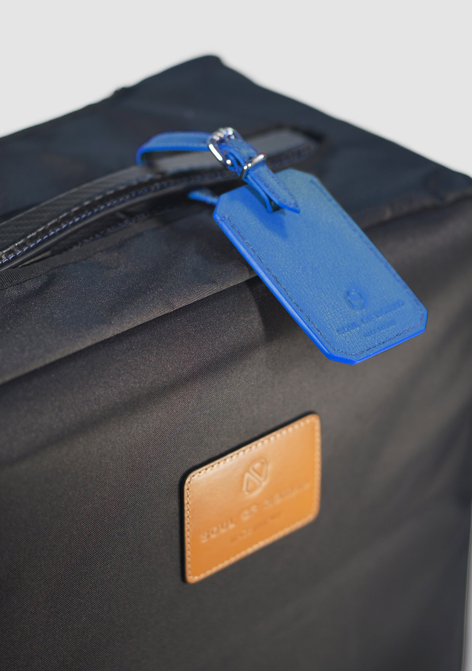 55 Dune Limited Blue Calf Leather Suitcase