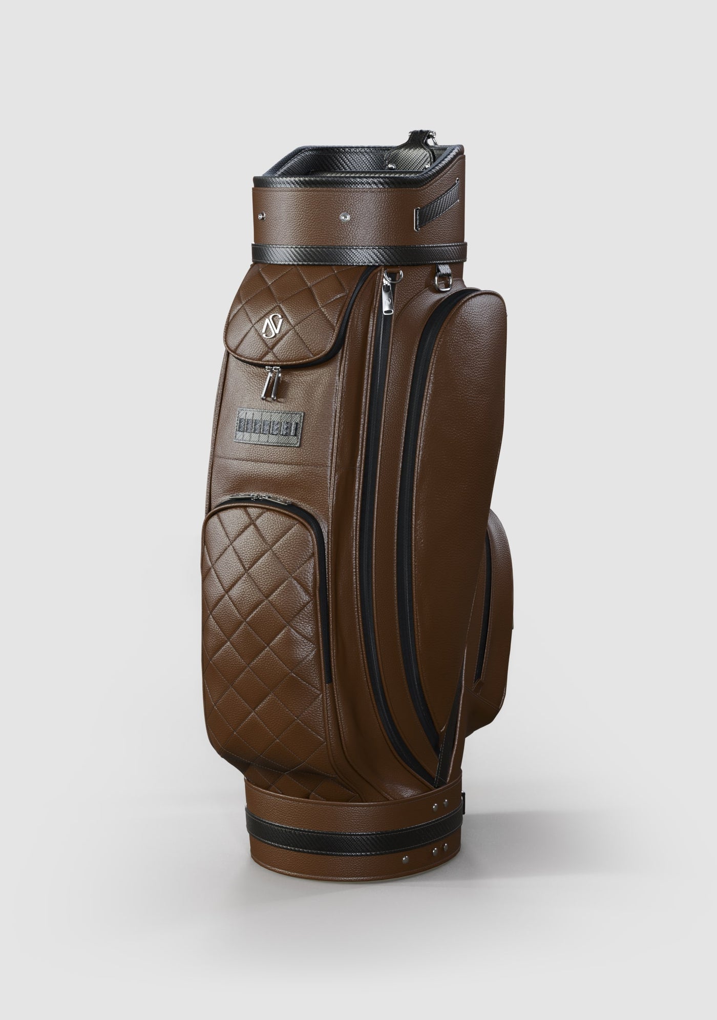 (BROWN) GOLDEN SOUL GOLF X KHALHON' GOLF BAG