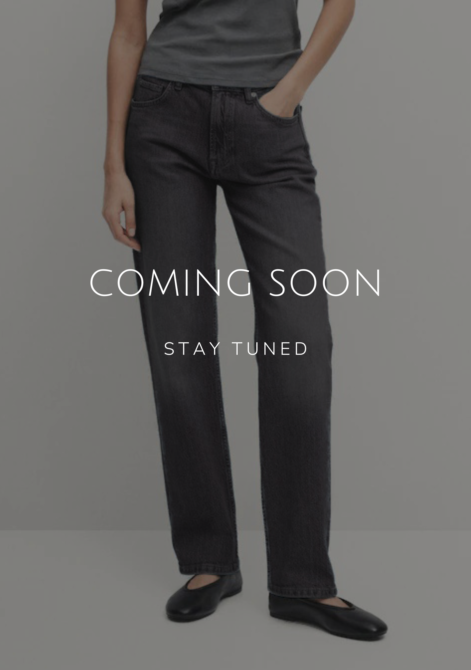 SN24 Women's Saratoga Straight Denim Jeans Dark Gray