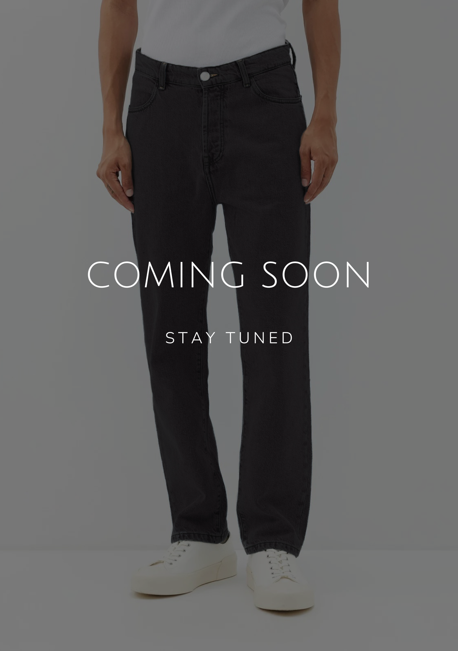 SN25 Men's Saratoga Straight Denim Jeans Dark Gray