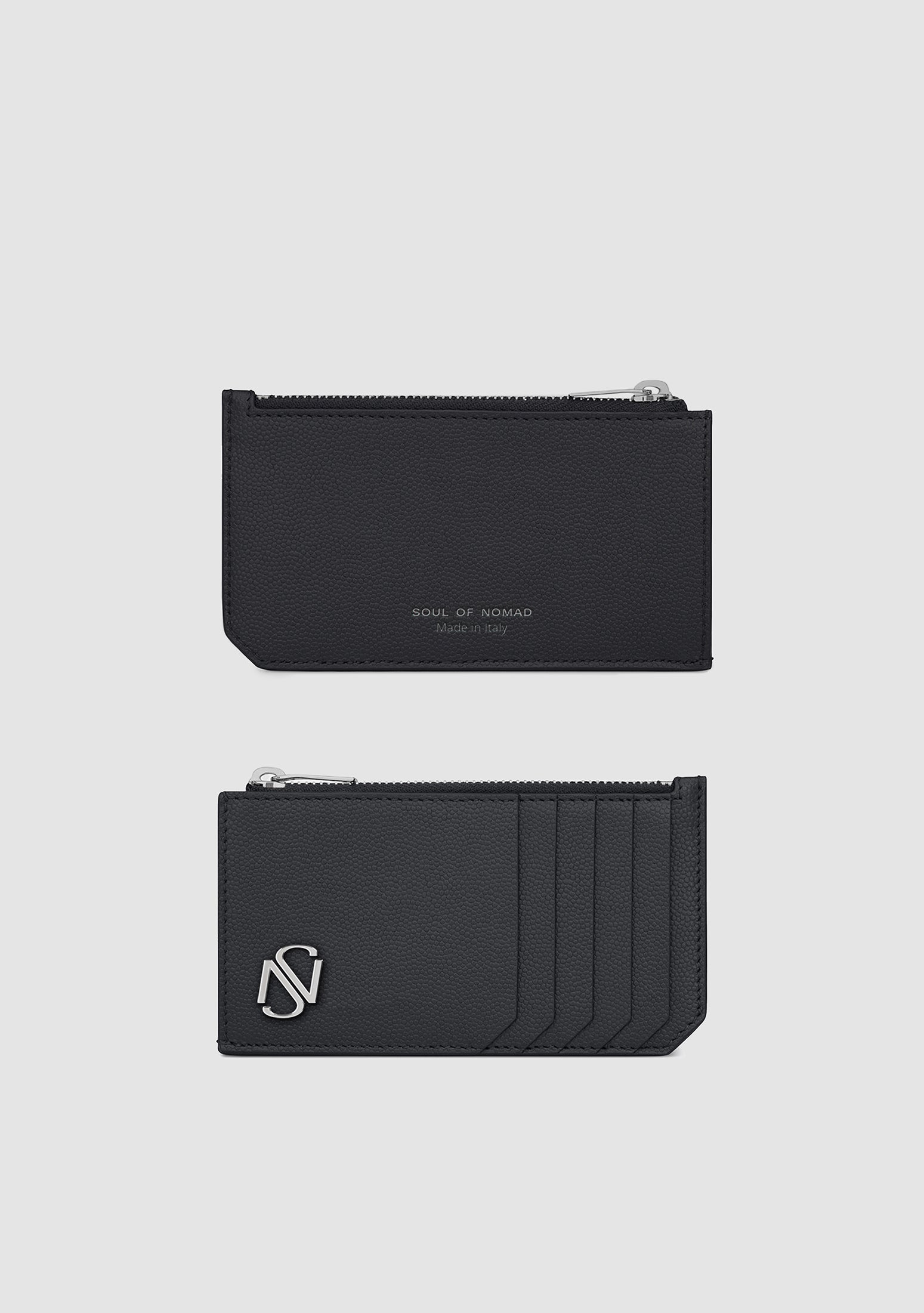 SN25 SON Leather Zipped Card Holder