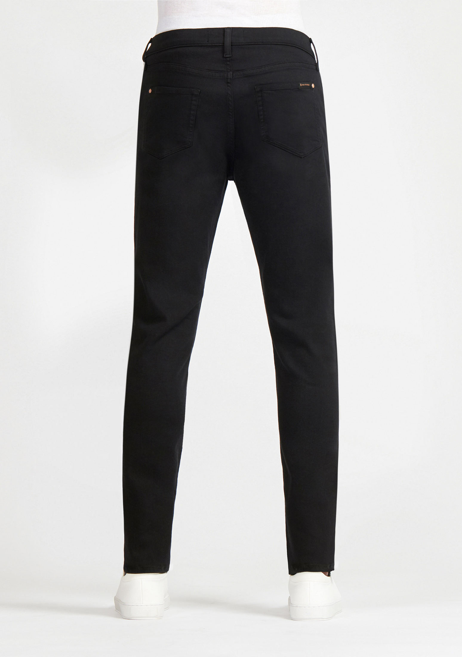 SN19 Men's Akira Skinny Denim Jeans NightRider Black