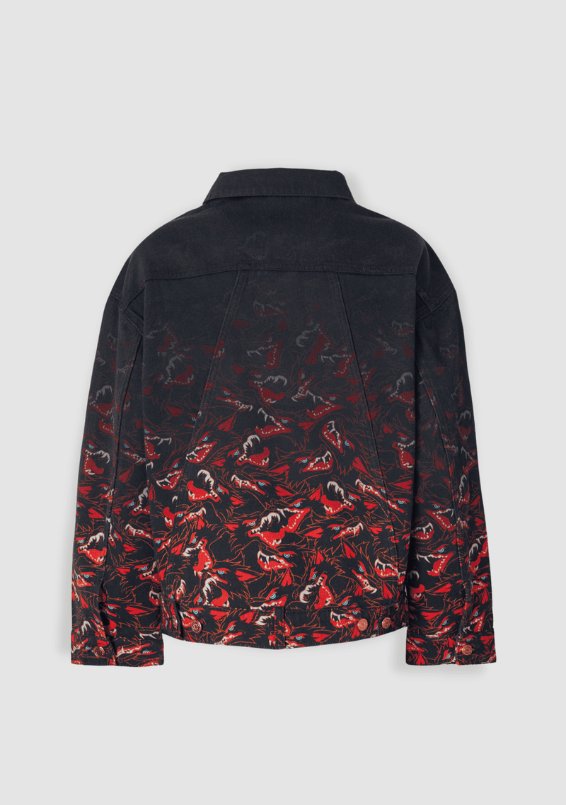 Wolfpack Unisex Oversize Denim Jacket