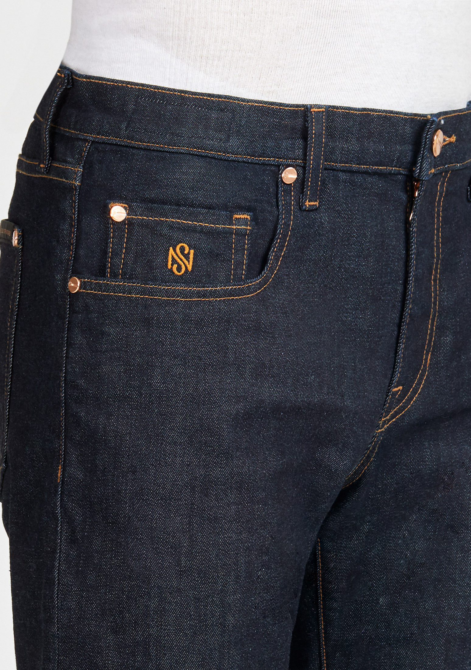 SN18 Men's Brentwood Slim Denim Jeans Monterey Blue