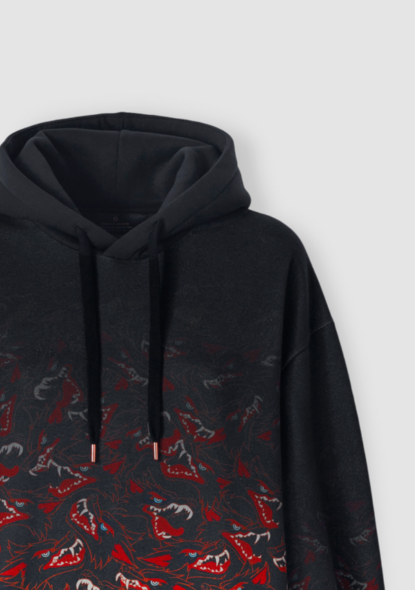 Wolfpack Unisex Oversize Long Hoodie