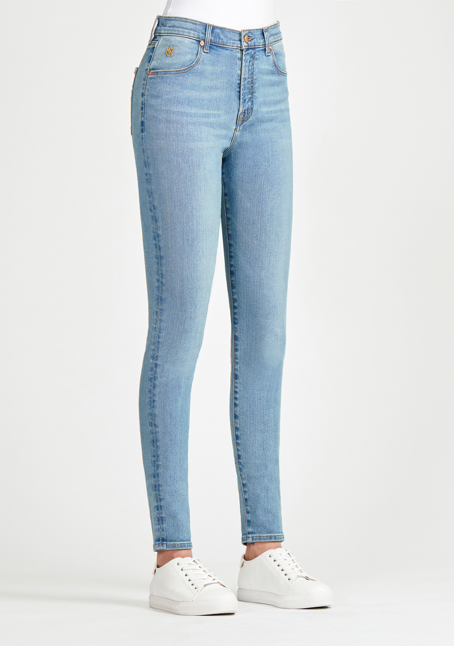 SN19 Women's Akira Skinny Denim Jeans Miramar Blue