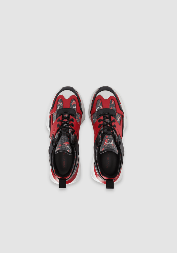 Wolfpack Unisex Runner Multi Layers Sneakers