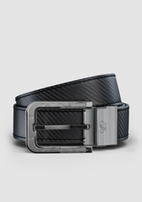 Odysseus Platinum Black & Carbon Belt