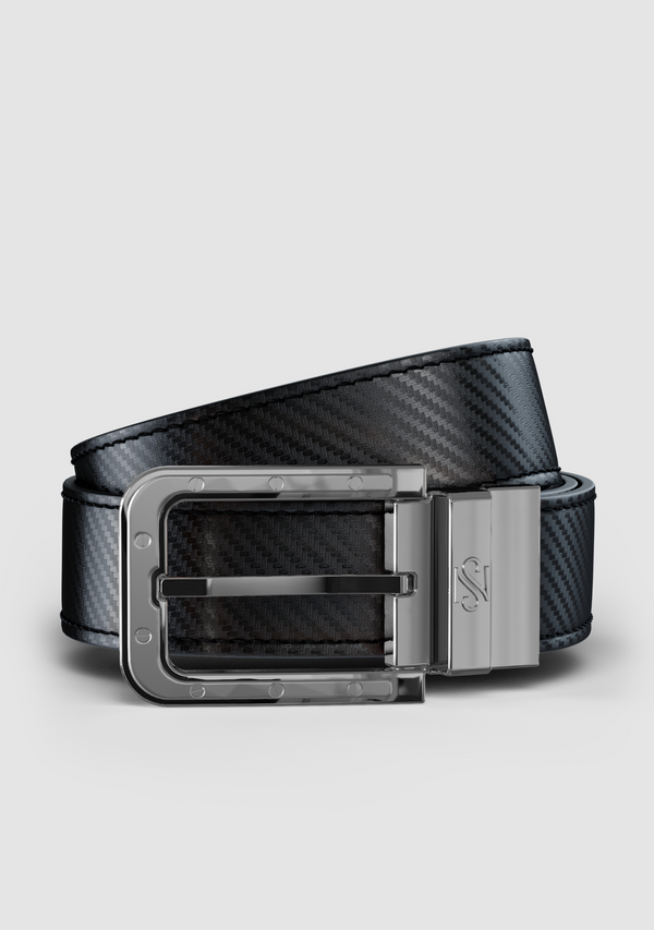 Odysseus Platinum Brown & Carbon Belt
