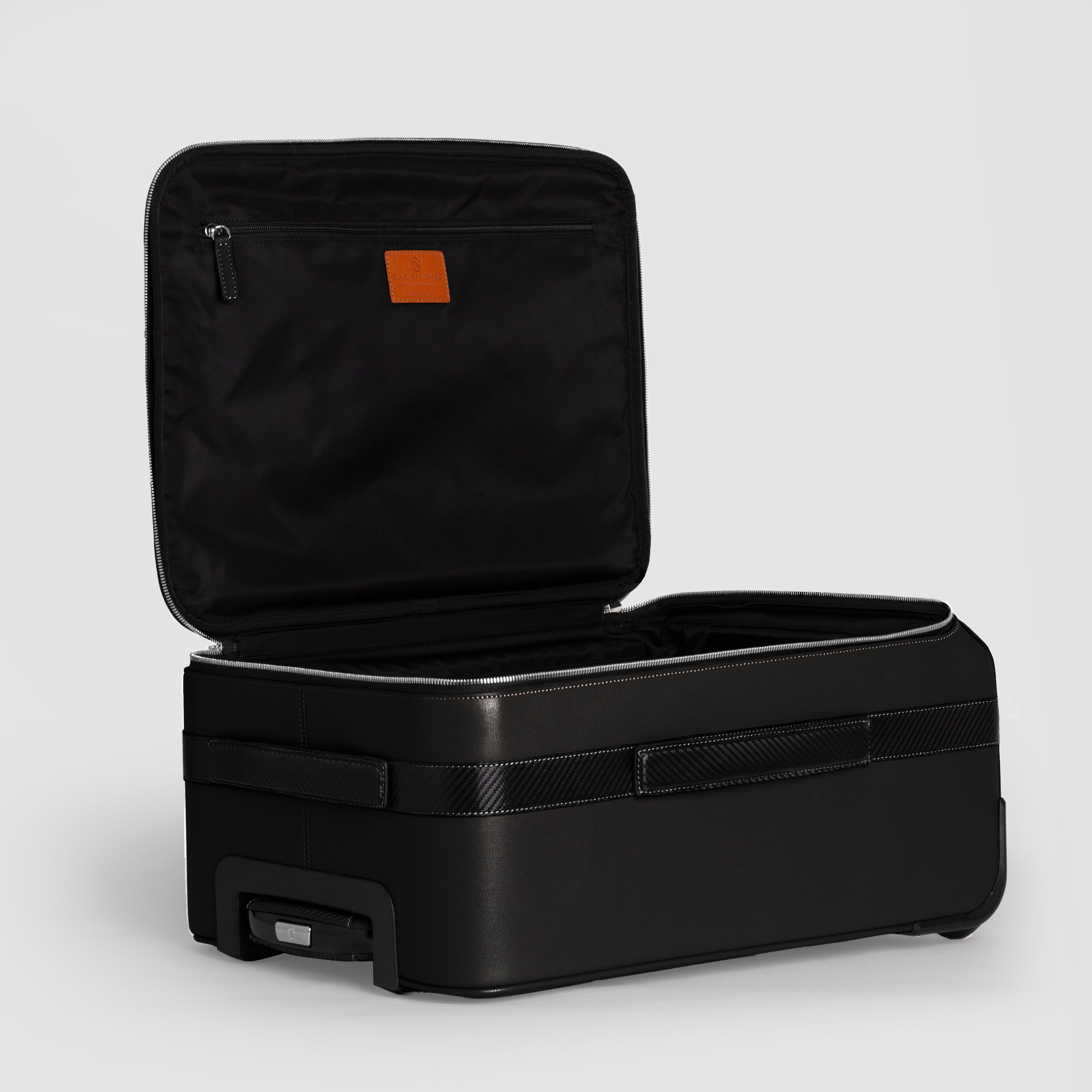 Soul of Nomad Black Carry-On Luggage
