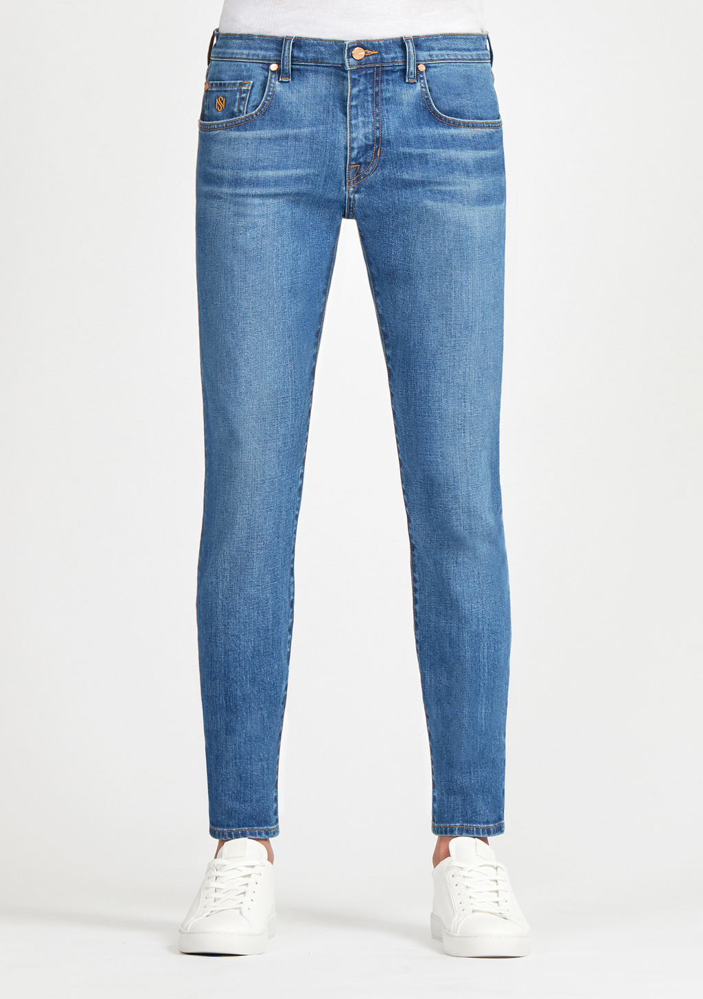 Blue Skinny Jeans for Women  SOUL OF NOMAD Women's Denim Akira