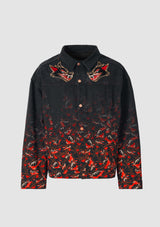 Wolfpack Unisex Oversize Denim Jacket